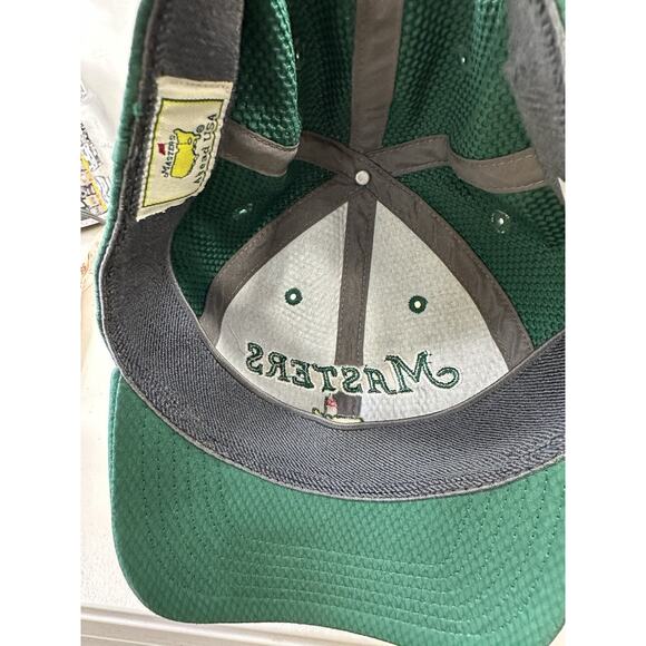 Masters Golf Hat Cap 2021 Strapback Embroidered Augusta National Green Ahead USA - Picture 8 of 9